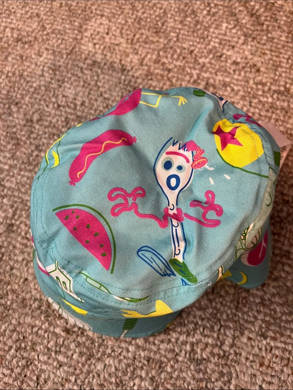 Disney Yellow 'Chillin' Grillin' Reversible Bucket Hat